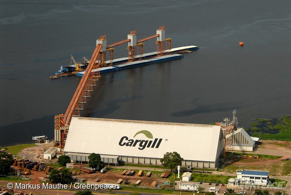 Action against Cargill Soya in BrazilAktion gegen Cargill